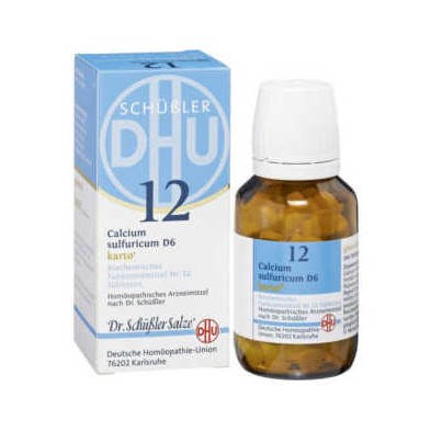 DHU CALCIUM SULFUR 6D SAL DE SCHUESSLER Nº12