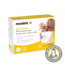 MEDELA BOLSAS PARA MICROONDAS REUTILIZABLES 0 BPA QUICK CLEAN 5 UNIDADES