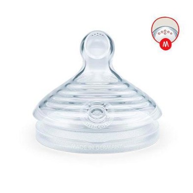 TETINA SILICONA ANTICOLICO NUK NATURE SENSE 0-6 MESES TALLA M 2UNIDADES