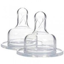 TETINA SILICONA BOCA ANCHA +3M DR BROWN´S NATURAL FLUJO