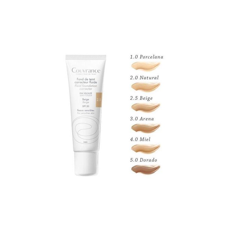 AVENE COUVRANCE MAQUILLAJE FLUIDO SPF 20 30 ML B