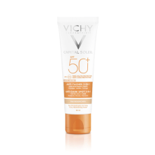 IDEAL SOLEIL SPF-50+ CUIDADO ANTIMANCHAS 3 EN 1