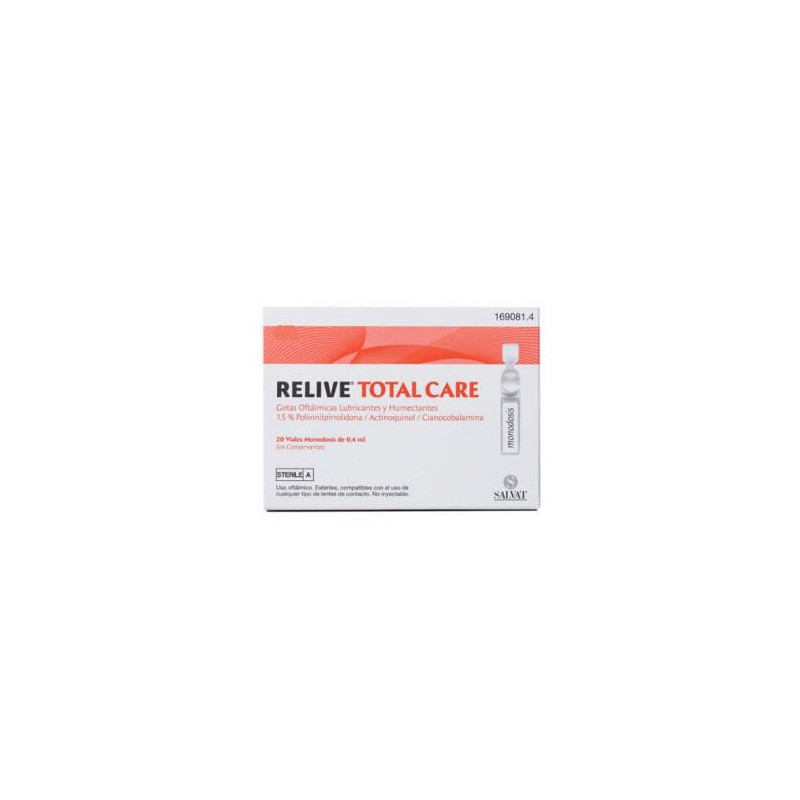 RELIVE TOTAL CARE GOTAS OFTALMICAS ESTERIL 0.4 M