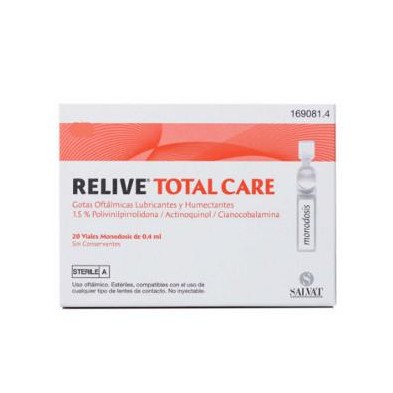 RELIVE TOTAL CARE GOTAS OFTALMICAS ESTERIL 0.4 M