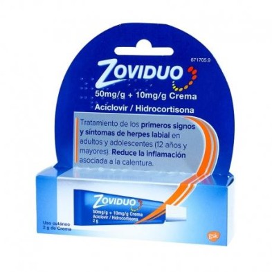 Zoviduo 50/10 Mg/g Crema