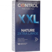 CONTROL NATURE 2XTRA LARGE PRESERVATIVOS 12 UNIDADES