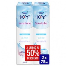 K-Y GEL LUBRICANTE HIDROSOLUBLE INTIMO DPLO 2x75ml