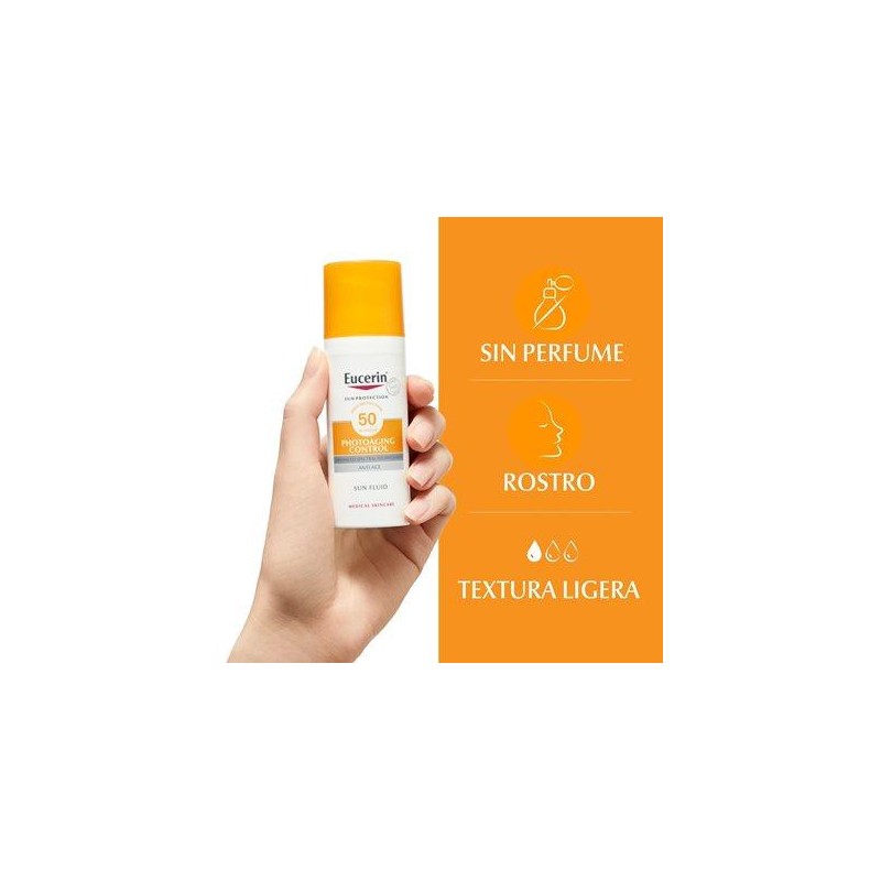 EUCERIN SUN FLUID ANTI AGE FPS 50+ 50 ML