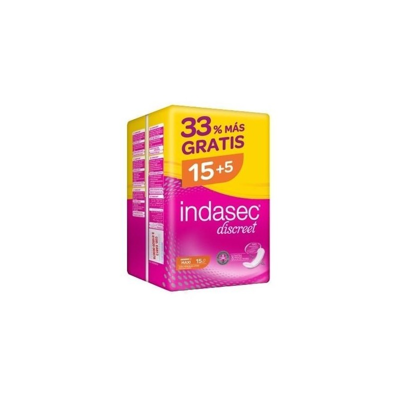 INDASEC MAXI 15+5 PROMO