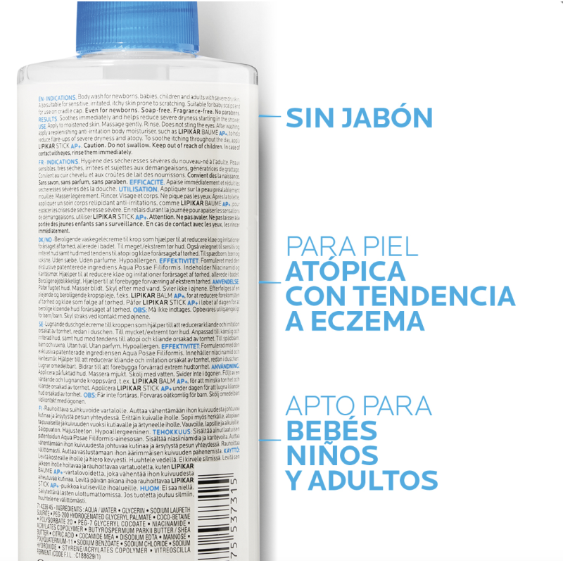 LIPIKAR SYNDET ANTI-IRRITACIONES LA ROCHE POSAY