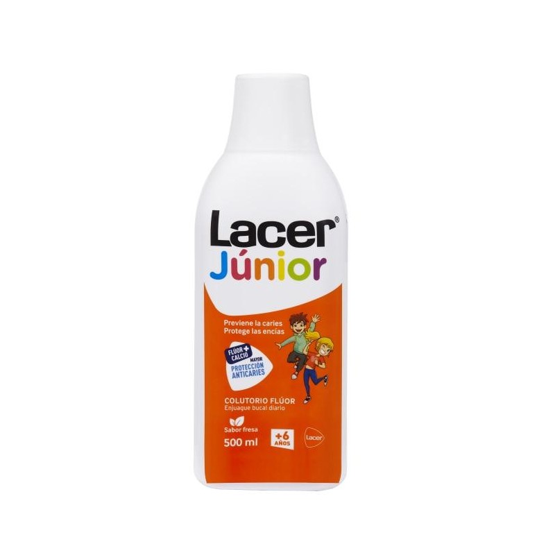 LACER COLUTORIO FLUOR DIARIO 0,05 % FRESA 500 ML