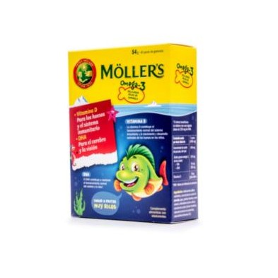 MOLLER´S OMEGA 3 45 GOMINOLAS