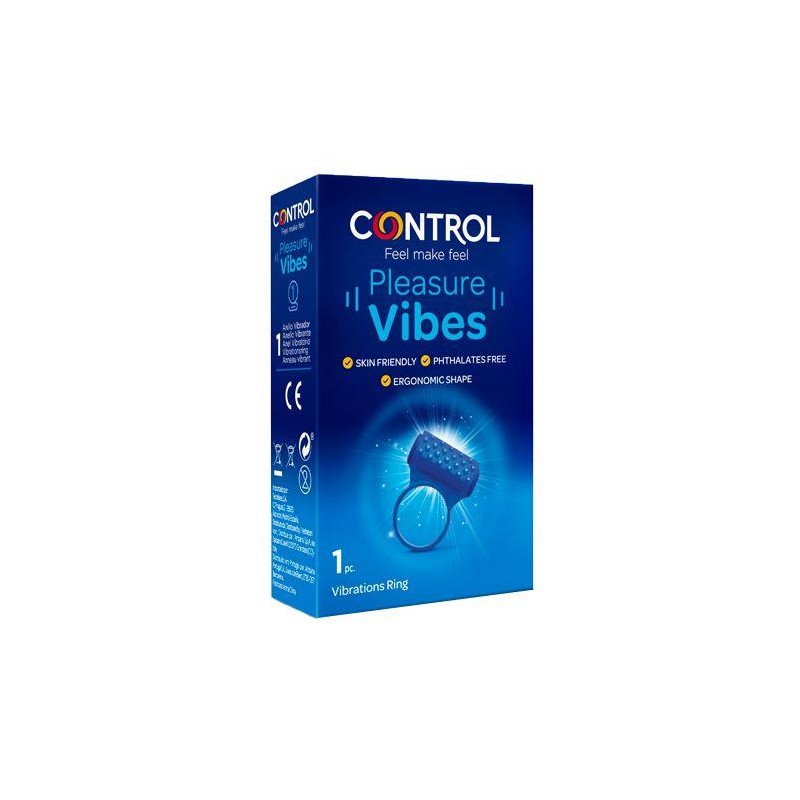 CONTROL PLEASURE VIBES ANILLO VIBRADOR 1 ANILLO