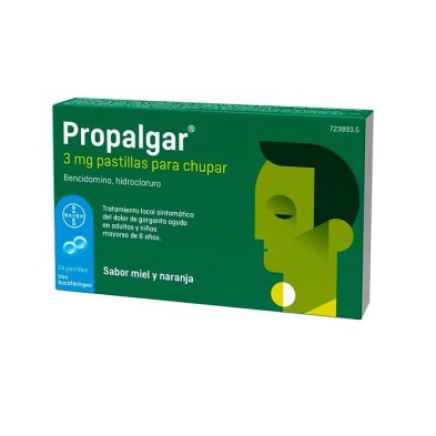 PROPALGAR 3 MG 24 PASTILLAS PARA CHUPAR