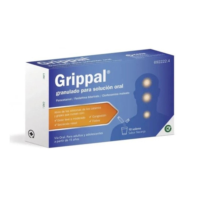 Grippal 650/4/10 Mg 10 Sobres