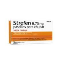 STREFEN 8.75 MG 16 PASTILLAS PARA CHUPAR NARANJA