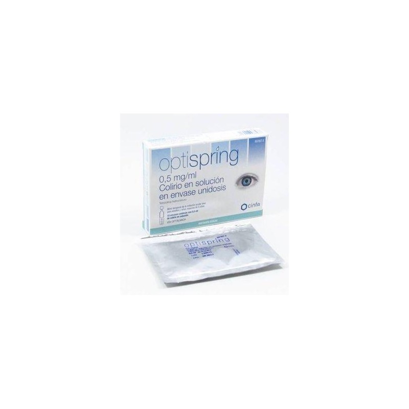 OPTISPRING 0.5 MG/ML COLIRIO 10 MONODOSIS SOLUCION 0.5 ML