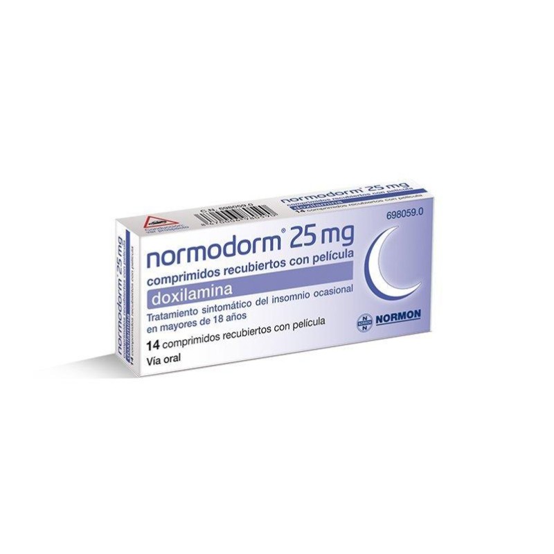 NORMODORM 25 MG 14 COMPRIMIDOS RECUBIERTOS
