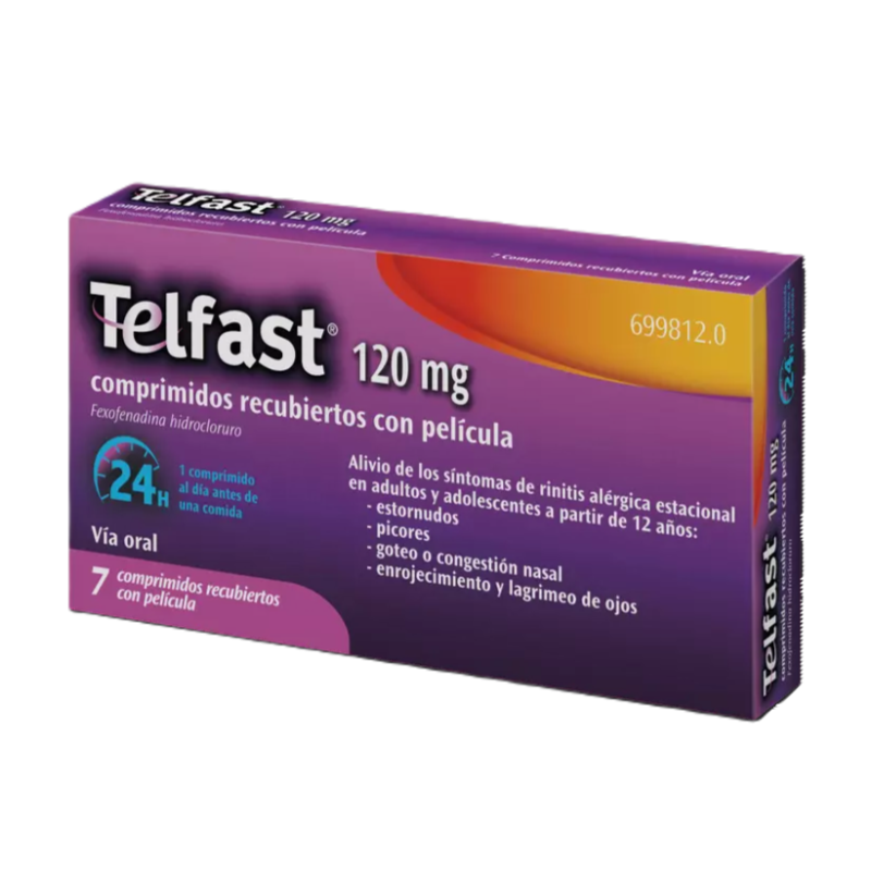 Telfast 120 Mg 7 Comprimidos
