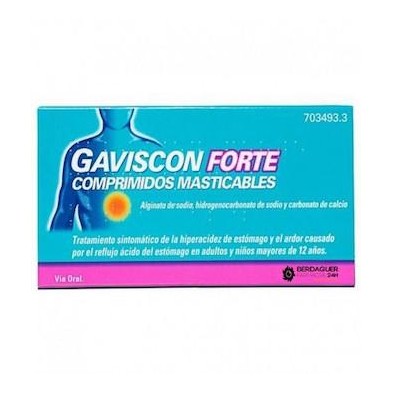 GAVISCON FORTE 48 COMPRIMIDOS MASTICABLES