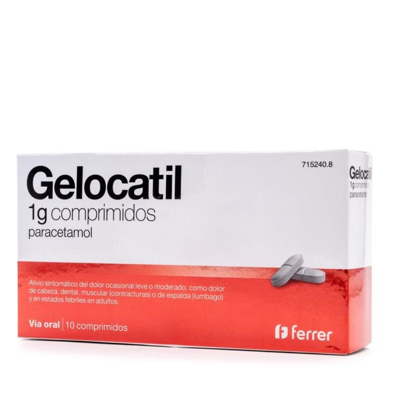 GELOCATIL 1 G 10 COMPRIMIDOS