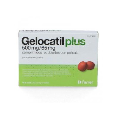 Gelocatil Plus 500/65 mg