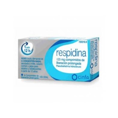 Respidina 120 mg comprimidos