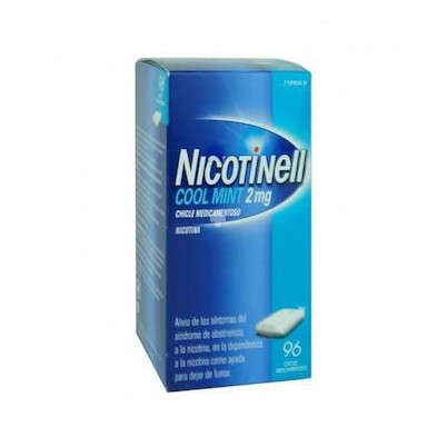 NICOTINELL COOL MINT 2 MG 96 CHICLES MEDICAMENTOSOS