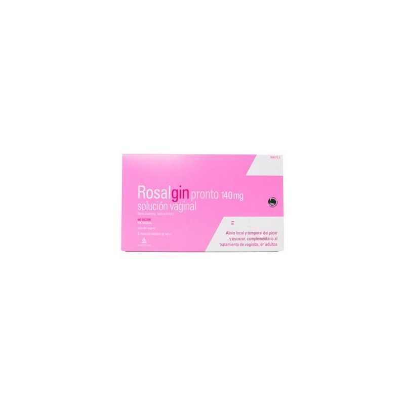 ROSALGIN PRONTO 140 MG SOLUCION VAGINAL 5 UNIDOSIS 140 ML