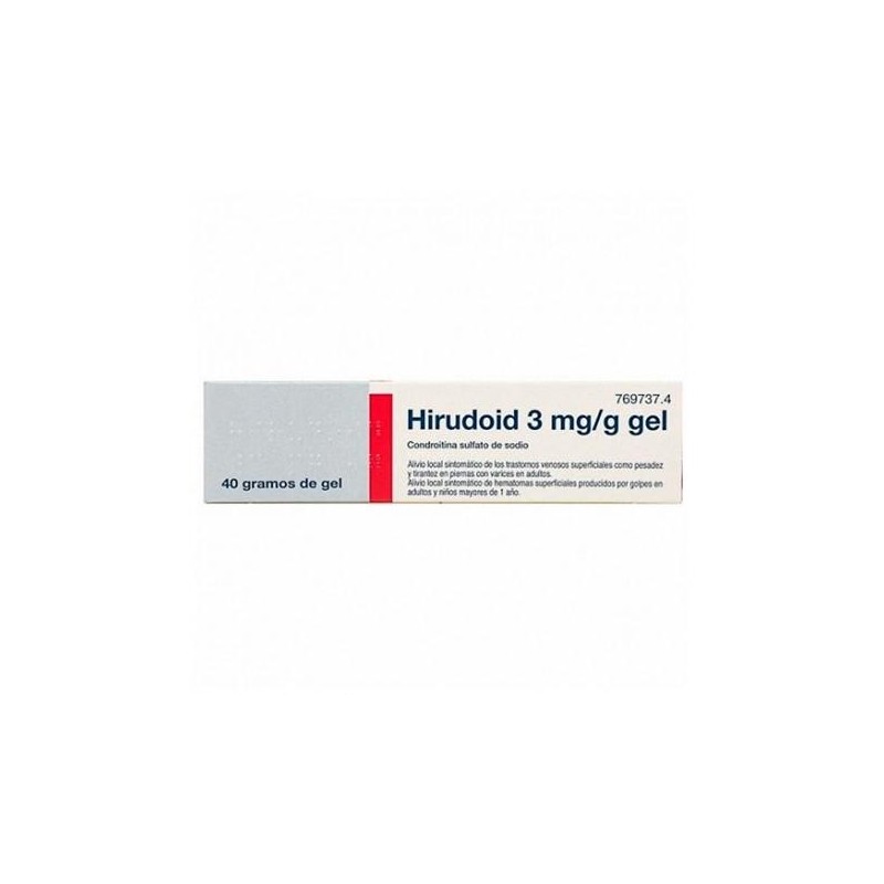 HIRUDOID 3 MG/G GEL TOPICO 40 G