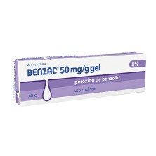 BENZAC 50 MG/G GEL TOPICO 40 G