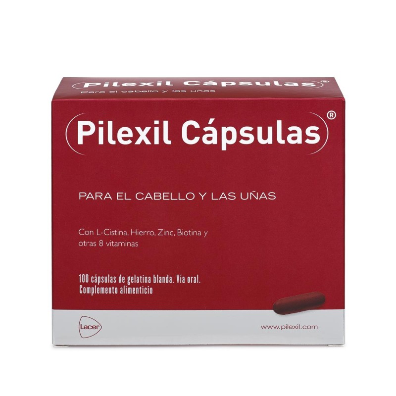 PILEXIL COMPLEMENTO NUTRICIONAL PARA CABELLO 100 CÁPSULAS