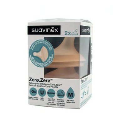 TETINA SILICONA ANTICOLICO SUAVINEX FLUJO M