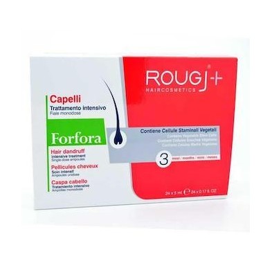 ROUGJ+ TRATAMIENTO CASPA CABELLO INTENSIVO 3 MESES 5 ML 24 U