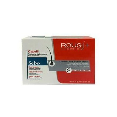 ROUGJ+ TRATAMIENTO CAIDA CABELLO INTENSIVO 3 MESES 5 ML 24 U