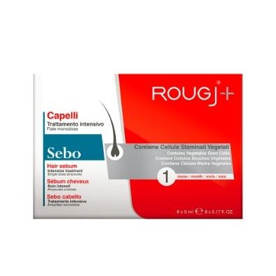 ROUGJ+ TRATAMIENTO SEBO CABELLO INTENSIVO 3 MESES 5 ML 24 U