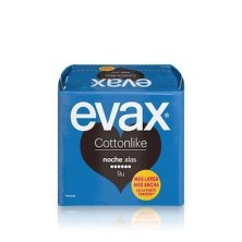 COMPRESAS EVAX COTTONLIKE ALAS NOCHE 9U