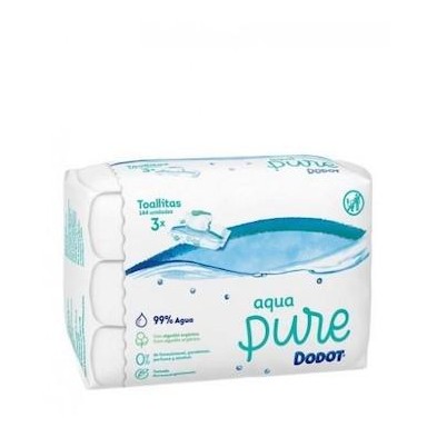 DODOT AQUA PURE TOALLITAS HUMEDAS PARA BEBES 144 U