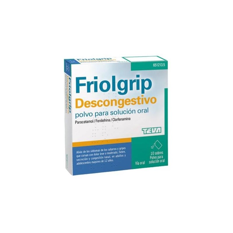 Friolgrip Descongestivo 10 sobres