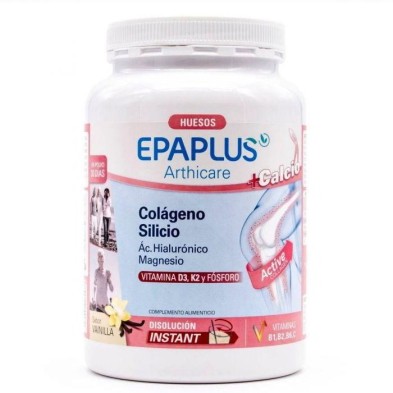 EPAPLUS COLAGENO + SILICIO + HIALURONICO + MAGNESIO + CALCIO POLVO 383.01G VAINILLA