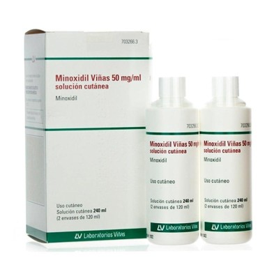 Minoxidil Viñas 50 mg/ml Solución Cutánea 240 ml