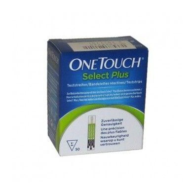 TIRAS REACTIVAS GLUCEMIA ONETOUCH SELECT PLUS 1