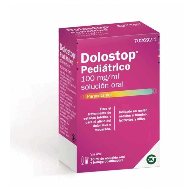 DOLOSTOP PEDIATRICO 100 MG/ML SOLUCION ORAL 30 ML