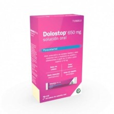 DOLOSTOP 650 MG 10 SOBRES SOLUCION ORAL 10 ML