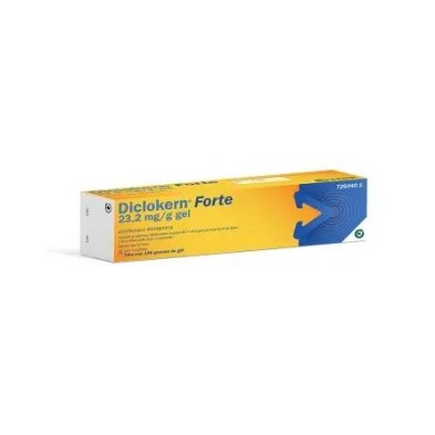 DICLOKERN FORTE 23.2 MG/G GEL TOPICO 100 G