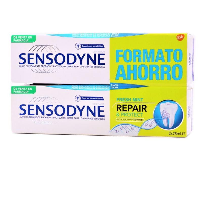 SENSODYNE REPAIR & PROTECT FRESH MINT DUPLO 2X75ML