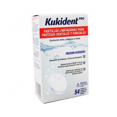 KUKIDENT PASTILLAS LIMPIADORAS 54 PASTILLAS