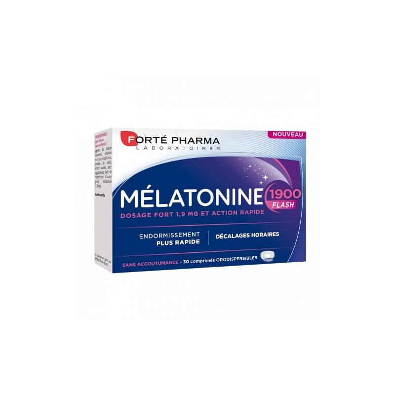 MELATONINA FLASH 1900 30 COMPRIMIDOS BUCODISPERS