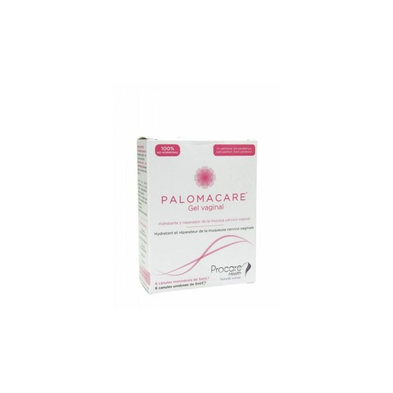 PALOMACARE GEL VAGINAL MONODOSIS 6 CANULAS 5 ML