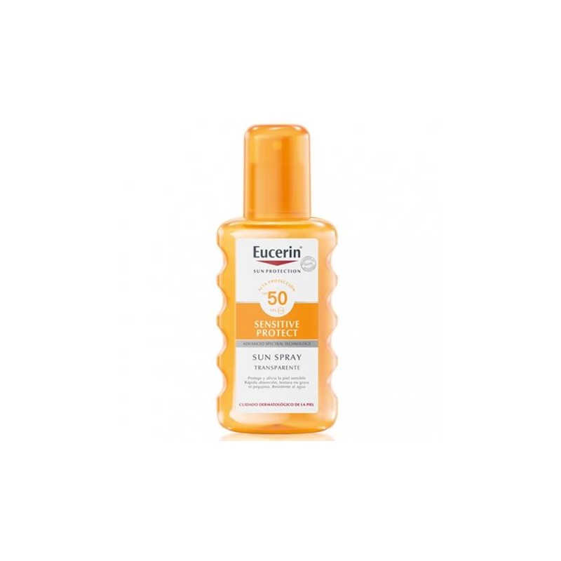 EUCERIN SUN PROTECTION SPRAY TRANSPARENTE SPF 50 PIEL SENSIBLE 200ML